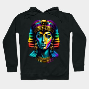 colorful abstract Cleopatra Hoodie